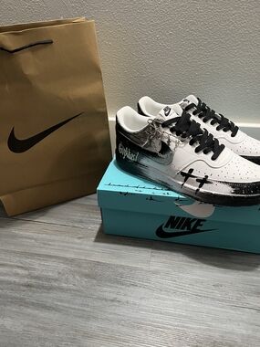 Nike White Cross Costume Air Forces